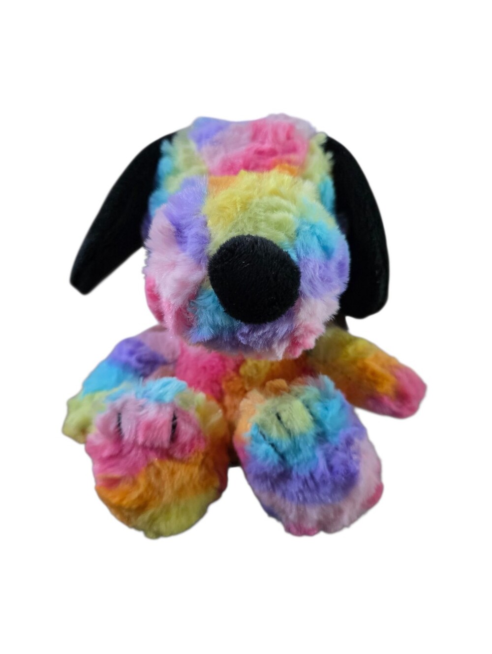 Snoopy Plush Hallmark Peanuts Rainbow Easter Spring Tie Dye 7" Stuffed Beagle